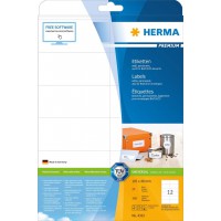 Herma 4363 etiquettes 105 x 48 Premium A4 300 pieces Blanc