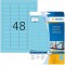 Herma 4368 etiquettes 45,7 x 21,2 A4 960 pieces Bleu