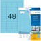 Herma 4368 etiquettes 45,7 x 21,2 A4 960 pieces Bleu