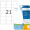 Herma 4390 etiquettes 70 x 37 Premium A4 600 pieces Blanc