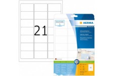 Herma 4390 etiquettes 70 x 37 Premium A4 600 pieces Blanc