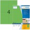 Herma 4399 etiquettes 105 x 148 A4 400 pieces Vert