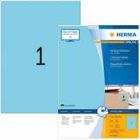 Herma 4403 etiquettes 210 x 297 A4 100 pieces Bleu