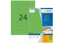 Herma 4409 etiquettes 70 x 37 A4 2400 pieces Vert