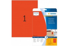 Herma 4422 etiquettes 210 x 297 A4 20 pieces Rouge