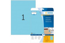 Herma 4423 etiquettes 210 x 297 A4 20 pieces Bleu