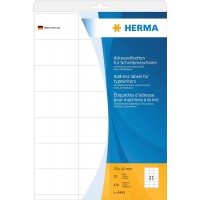 HERMA 4441 Etiquettes Blanc