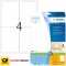 Herma Premium Papier Laser pour Imprimante Laser Jet d'encre/Imprimante Couleur A4 99,1x139 mm 100 pages Blanc