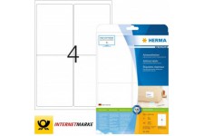 Herma Premium Papier Laser pour Imprimante Laser Jet d'encre/Imprimante Couleur A4 99,1x139 mm 100 pages Blanc