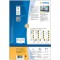 HERMA 4547 Lot de 4800 etiquettes autocollantes colorees DIN A4 (45,7 x 21,2 mm, 100 feuilles de papier mat) autocollantes impri