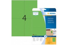 Herma 4564 etiquettes residus de couleur (105 x 148 mm vers DIN A4 papier mat, autocollant imprimable) Lot de 80 sur 20 feuilles