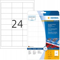 HERMA 4582 Blanc Imprimante d'etiquette adhesive etiquette a  imprimer - etiquettes a  imprimer (Blanc, Imprimante d'etiquette a