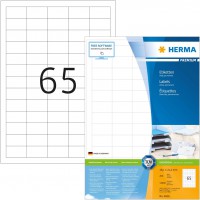 Herma 4606 etiquettes 38,1 x 21,2 Premium A4 13000 pieces Blanc