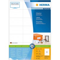 Herma 4616 etiquettes 70 x 42,3 Premium A4 4200 pieces Blanc