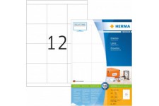 Herma 4617 etiquettes 70 x 67,7 Premium A4 2400 St Blanc