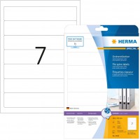 Herma 4825 etiquettes classeur jet d'encre 192 x 38 A4 Blanc