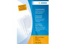 Lot de 25 : HERMA-5016-BL90Kim Kranholdt-etui 80x 115mm Transparent, 