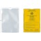 Lot de 25 : HERMA 5020 etui de protection pour carte de vaccination (95 x 135 mm, transparent) Convient comme carnet de vaccinat