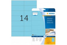 Herma 5060 etiquettes 105 x 42,3 A4 280 pieces Bleu