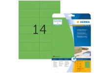 Herma 5061 etiquettes 105 x 42,3 A4 280 pieces Vert