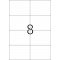Herma 5062 etiquettes 105 x 74 Premium A4 200 pieces Blanc
