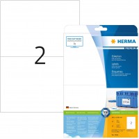 Herma 5064 etiquettes 210 x 148 Premium A4 50 pieces Blanc