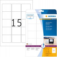 Herma 5087 etiquettes pour disquettes ZIP A4 375 pieces Blanc