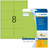 Herma 5147 etiquettes 99,1 x 67,7 A4 160 pieces Vert fluo