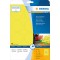 Herma 5152 etiquettes diametre 60 A4 LaserCopy 240 pieces Jaune fluo