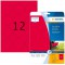 Herma 5156 etiquettes diametre 60 A4 240 pieces Rouge fluo