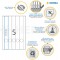 Herma 5158 etiquettes classeur 34 x 297 A4 125 pieces Blanc