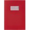 Lot de 10 : Protege cahiers Herma Format A5 rouge fonce