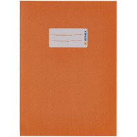 Lot de 10 : Protege cahiers Herma Format A5 Orange