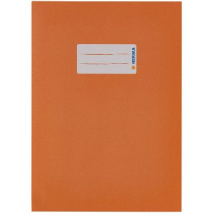 Lot de 10 : Protege cahiers Herma Format A5 Orange
