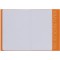 Lot de 10 : Protege cahiers Herma Format A5 Orange