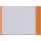 Lot de 10 : Protege cahiers Herma Format A5 Orange