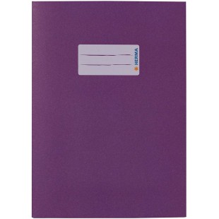 Lot de 10 : Protege cahiers Herma Format A5 lilas