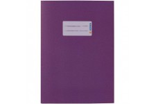 Lot de 10 : Protege cahiers Herma Format A5 lilas