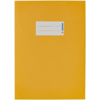 Lot de 10 : Protege cahiers Herma Format A5 jaune