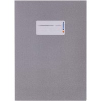 Lot de 10 : Protege cahiers Herma Format A5 gris clair