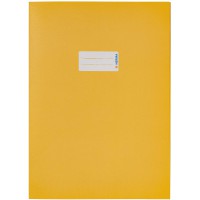 Lot de 10 : Protege cahiers Herma Format A4 jaune