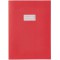 Lot de 10 : Protege cahiers Herma Format A4 rouge fonce