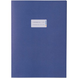 Lot de 10 : Protege cahiers Herma Format A4 bleu fonce