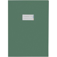 Lot de 10 : Protege cahiers Herma Format A4 vert fonce
