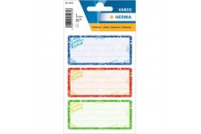 Herma etiquettes 5562 de nom Manche pour l'ecole motif schooly Doo, format 7,6 x 3,5 cm, contenu par Contenu : 9 etiquettes