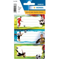 HERMA 5588 Lot de 6 etiquettes autocollantes pour livres Motif joueur de football 76 x 35 mm