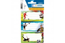 HERMA 5588 Lot de 6 etiquettes autocollantes pour livres Motif joueur de football 76 x 35 mm