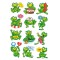 HERMA Sticker DECOR"grenouilles" 3 feuilles de 12