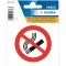 Herma 5736 Remarque etiquette - Ne pas fumer, Packaging Lot de 3