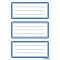 Herma 5798 - Panneaux Livre et Cahiers, Bord Bleu, 18 etiquettes